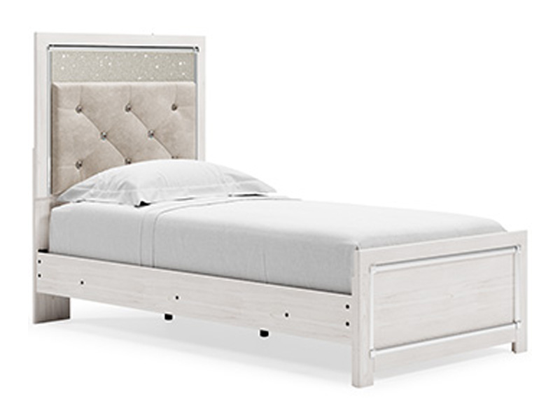 Signature Design by Ashley Altyra Twin UPH Panel Headboard in White - B2640-53