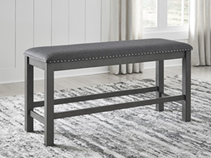 Signature Design by Ashley Myshanna Double UPH Bench (1/CN) D629-09 Gray