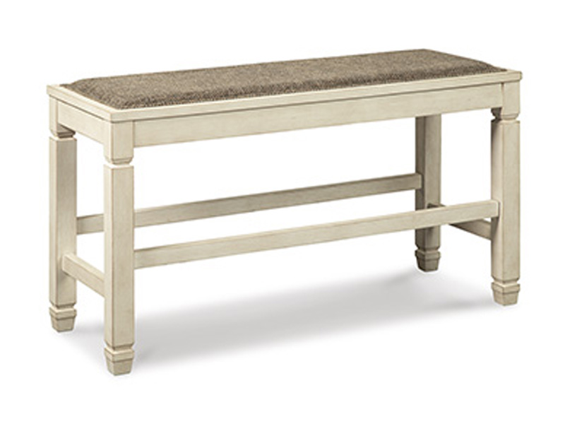 Signature Design by Ashley Bolanburg DBL Counter UPH Bench (1/CN) D647-09 Two-tone
