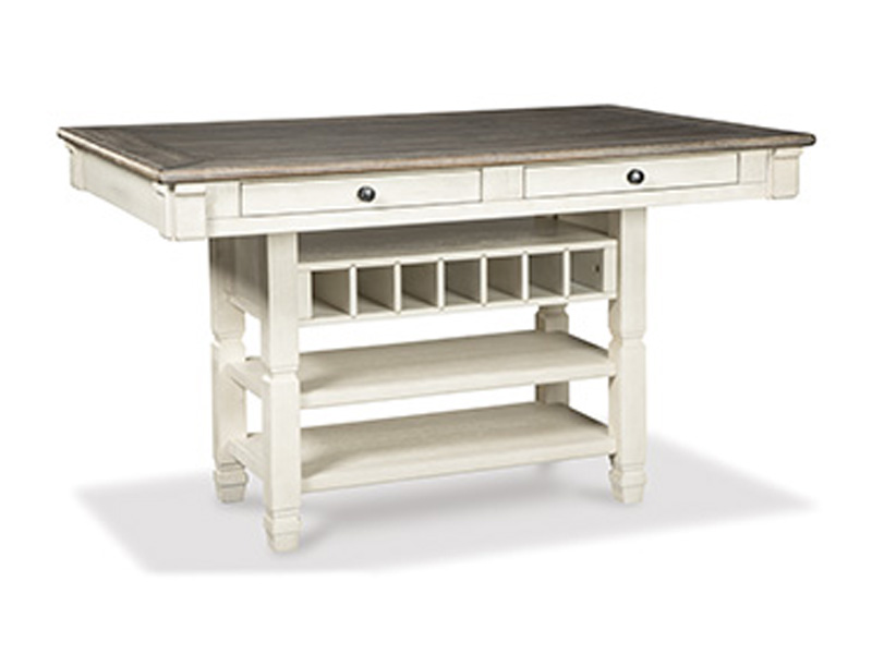 Signature Design by Ashley Bolanburg RECT Dining Room Counter Table D647-32 Two-tone