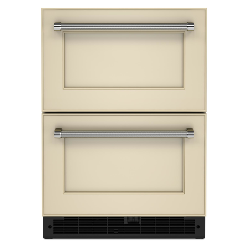 24" KitchenAid 4.44 Cu. Ft. Undercounter Double-Drawer Refrigerator in Panel Ready - KUDR204KPA