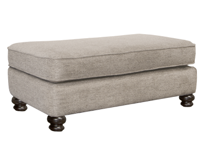 Jackson Furniture Freemont Fabric Ottoman in Pewter - 4447-10 2913-18