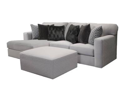Jackson Furniture Fabric Carlsbad Modular Sectional in Charcoal - Carlsbad 3301 2 pc(Ch)