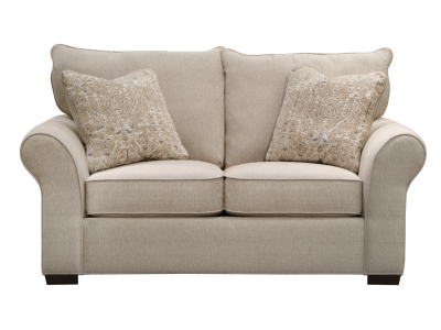 Jackson Furniture Maddox fabric Loveseat in Stone - 4152-02 1631-38 / 2639-38