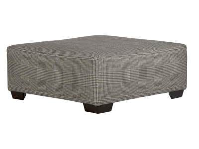 Jackson Furniture Cocktail Fabric Ottoman in Basalt - 3478-12 2177-18