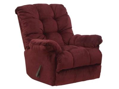 Catnapper Nettles Series Rocker Recliner with Deluxe Heat and Massage in Red - 4737-2 1765-40
