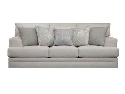 Jackson Furniture Zellar Fabric Sofa in Cream - 4470-03 1680-16 / 2198-28