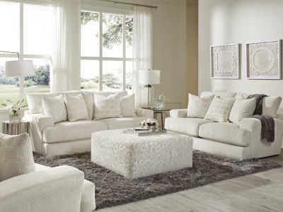 Jackson Furniture Lamar Fabric Sofa in Cream - 4098-03 1724-06 / 2267-06