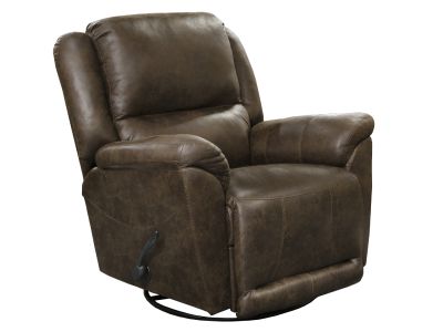 Catnapper Cole Collection Chaise Swivel Glider Recliner in Mink - 4566-5 1406-59