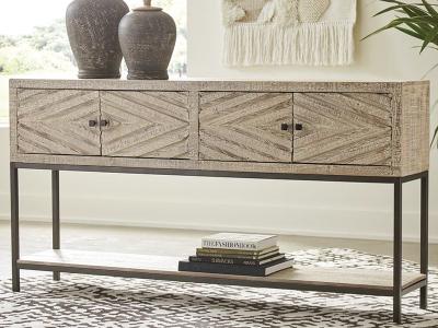 Signature Design by Ashley Roanley Console Sofa Table A4000262 Distressed White