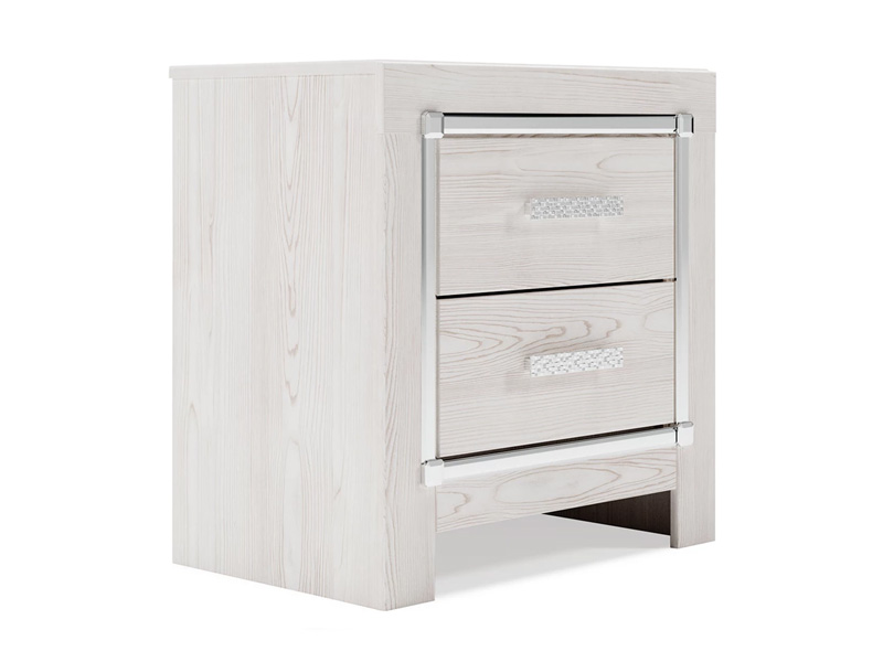 Signature Design by Ashley Altyra Two Drawer Night Stand White - B2640-92