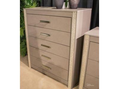 Ashley Furniture Surancha Five Drawer Wide Chest B1145-345 Gray