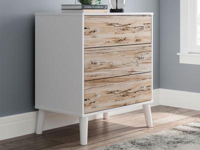 Signature Design by Ashley Piperton Three Drawer Chest in Natural - EA1221-243