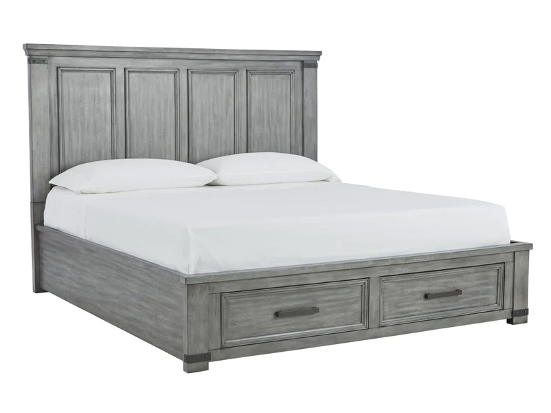 Ashley Furniture Russelyn Queen Storage Footboard B772-54S Gray