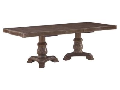 Ashley Furniture Charmond RECT DRM Extension Table Base D803-55B Brown