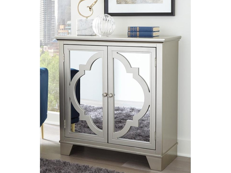 Signature Design by Ashley Wyncott Accent Cabinet in Champagne - A4000388