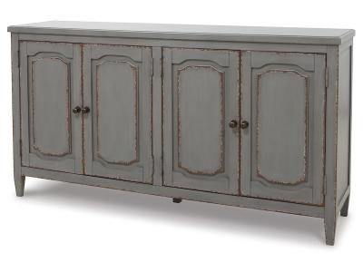 Signature Design by Ashley Furniture Charina Accent Cabinet in Antique Gray - T784-40