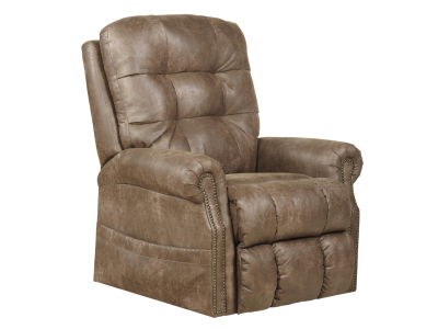 Catnapper Ramsey Collection Power lift Lay Flat Recliner with Heat and Massage Leather Chair - 4857 1227-49 / 3027-49