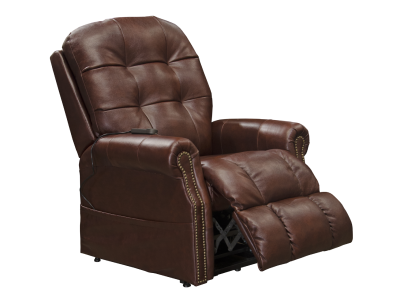 Catnapper Madison 4891 Lift Leather Chair in Chocolate - 4891 1283-09 / 3083-09