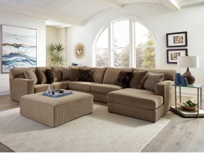 Jackson Furniture Fabric Carlsbad Modular Sectional in Carob - Carlsbad 3301 5 pc(Ca)