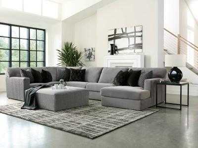 Jackson Furniture Fabric Carlsbad Modular Sectional in Charcoal - Carlsbad 3301 5 pc(Ch)