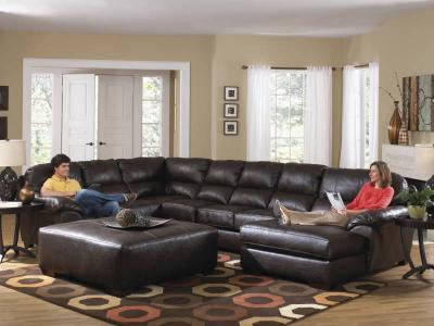 Jackson Furniture Lawson Modular Leather Fabric Sectional - Lawson 4243 3 pc