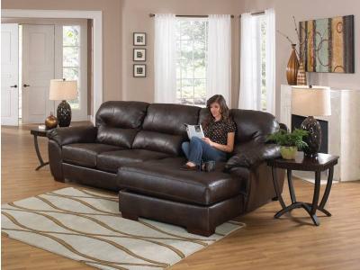 Jackson Furniture Lawson Modular Leather Fabric Sectional - Lawson 4243 3 pc (Go)
