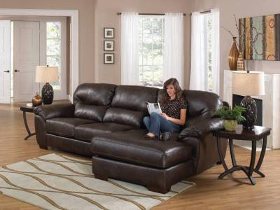 Jackson Furniture Lawson Modular Leather Fabric Sectional - Lawson 4243-46 3 pc (Go)