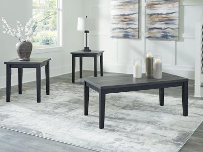 Signature Design by Ashley Garvine Occasional Table Set (3/CN) T026-13 Two-tone
