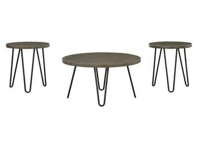 Signature Design by Ashley Hadasky Occasional Table Set (3/CN) T144-13 Two-tone