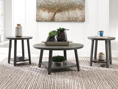 Signature Design by Ashley Caitbrook Occasional Table Set (3/CN) T188-13 Gray