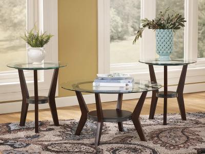 Signature Design by Ashley Fantell Occasional Table Set (3/CN) T210-13 Dark Brown