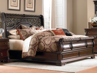 Arbor Place King Sleigh Bed - 575-BR-QSL