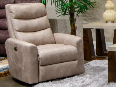 Gill Glider Leather Look Recliner with Wall Recliner - 2640-6-1309-16
