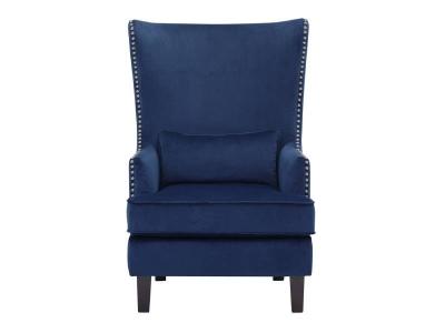 Styled Wingback Fabric Chair - 1036BU-1