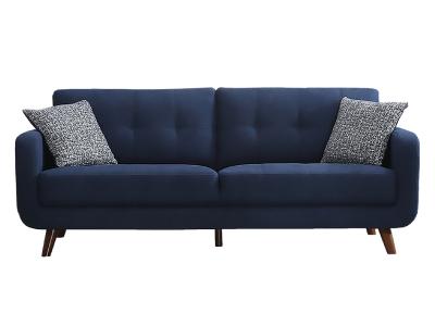 Noma Collection Sofa With Tufted Back Cushions - 9591BL-3