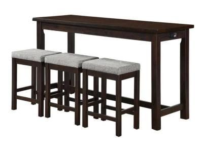 Connected Collection 4-Piece Pack Counter Height Set - 5713ES