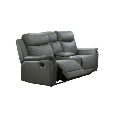 Stellar Collection Reclining Loveseat With Console - 99840N-GY-2C