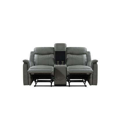Stellar Collection Reclining Loveseat With Console - 99840N-GY-2C