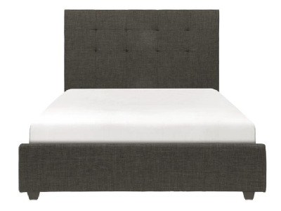 Bronx Collection Full Uph Bed in Dark Grey - 1890FN