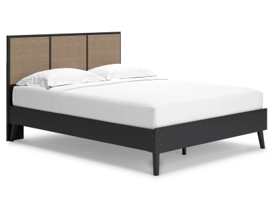 Signature Design by Ashley Charlang Queen Panel Platform Bed in Two-Tone - EB1198B2