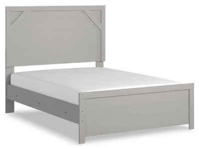Signature Design by Ashley Cottonburg Full Panel Bed in Light Gray / White - B1192B4