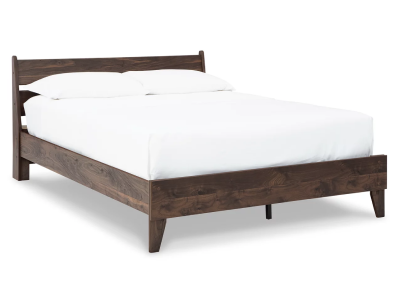 Signature Design by Ashley Calverson Queen Panel Platform Bed in Mocha - EB3660B1