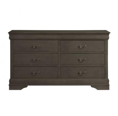 Mayville Collection 7 Piece Full Bedroom Set In Grey - 2147FSG-K