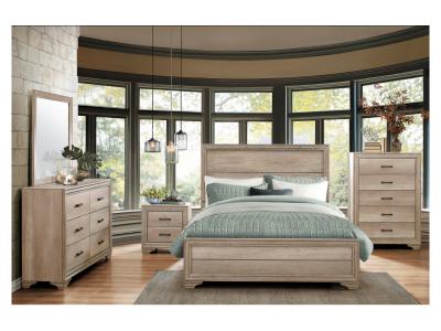 Vicki Collection 7 Piece Queen Panel Bedroom Set - 1955-K