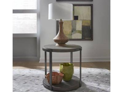 Modern View Round End Table - 960-OT1020