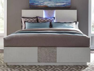 Mirage King Panel Bed - 946-BR-KPB