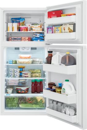 Frigidaire freestanding top clearance freezer refrigerator