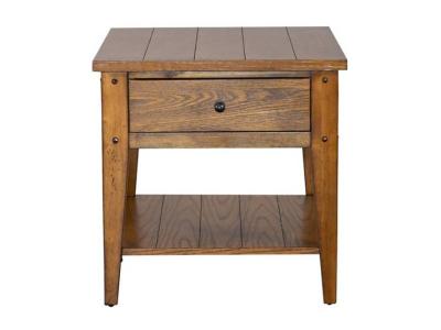 Boxed Drawer Construction End Table - 110-OT1020