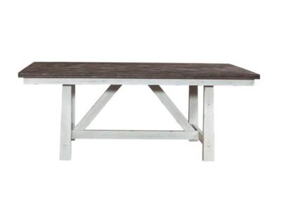  Farmhouse Fixed Top Trestle Table - 139WH-T4078